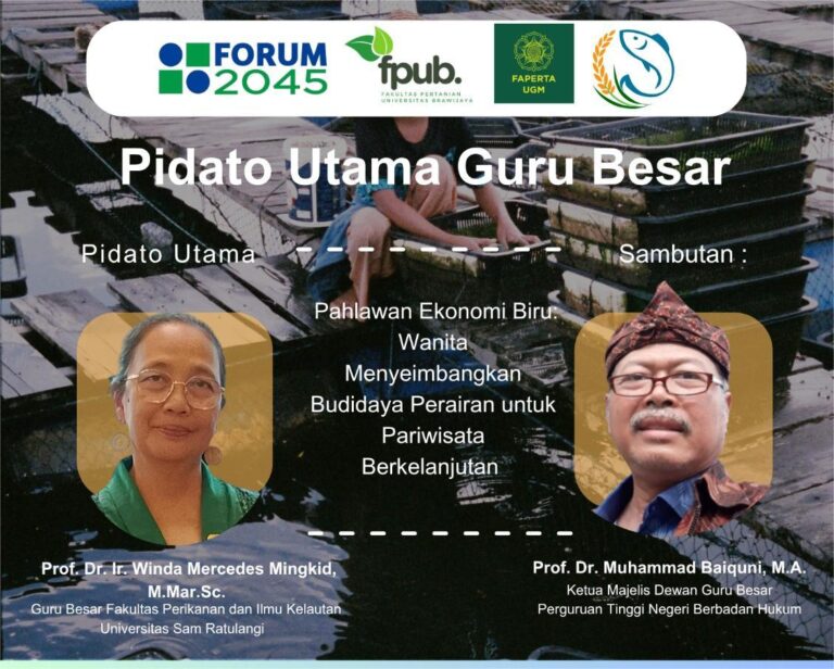 Perempuan sebagai Pahlawan Ekonomi Biru: Prof. Winda Paparkan Peran Strategis dalam Budidaya Perairan Berkelanjutan