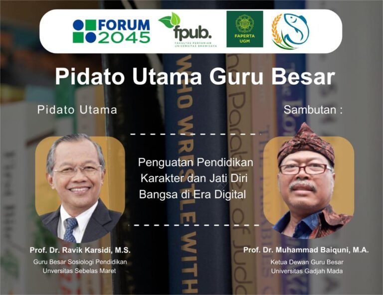 Memperkokoh Fondasi Bangsa: Prof. Ravik Karsidi Serukan Gerakan Nasional Penguatan Karakter di Era Digital