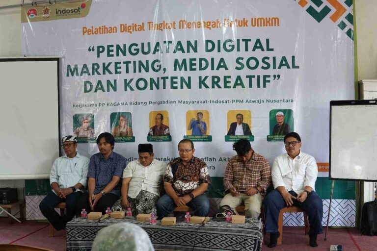 Pelatihan Digital UMKM Warnai Haflah PPM Aswaja Nusantara, Gandeng PP KAGAMA dan Indosat