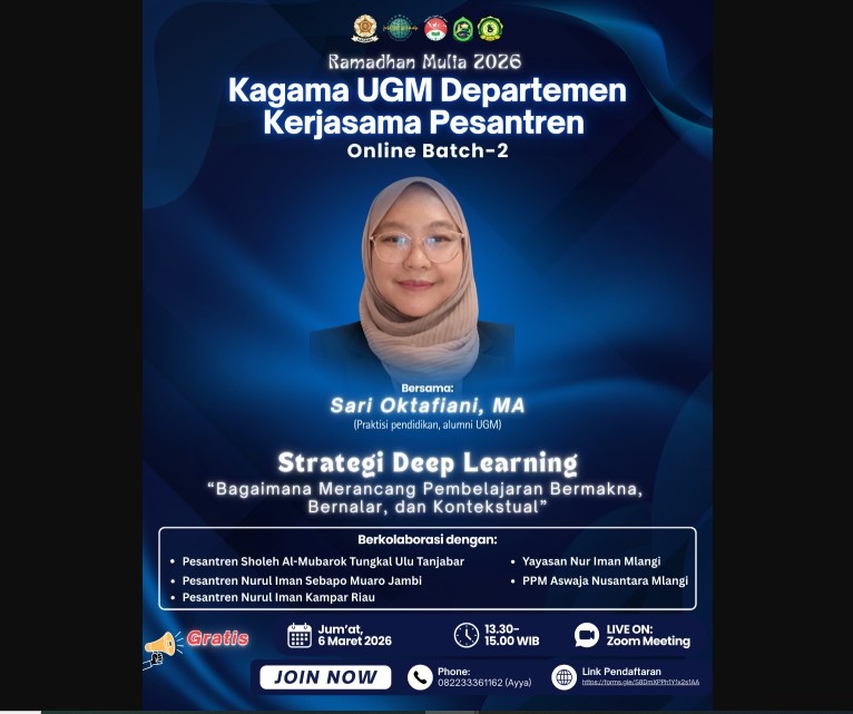 KAGAMA UGM Kembali Berkolaborasi dengan Pesantren untuk Pengembangan Profesionalisme Guru