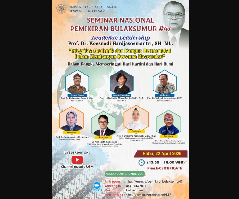 Dari Bulaksumur, Seruan Agar Kampus Tidak Kehilangan Arah