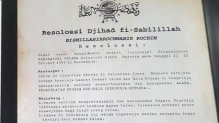 NU, Resolusi Jihad, Dan Patriotisme Kebangsaan