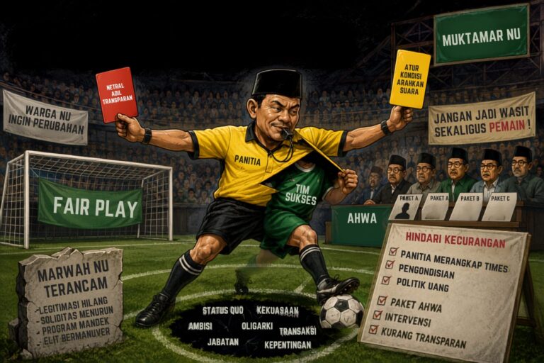 Dalam Pertandingan, Wasit Tidak Boleh Mencetak Gol, Bagaimana dengan Muktamar NU?