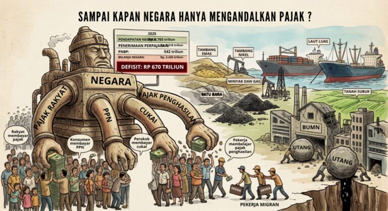Sampai Kapan Negara Hanya Mengandalkan Pajak?